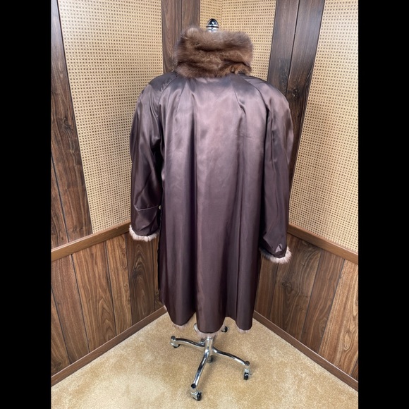 Genuine Silvery Russian Sable Fur Coat Jacket Small - Picture 10 of 11